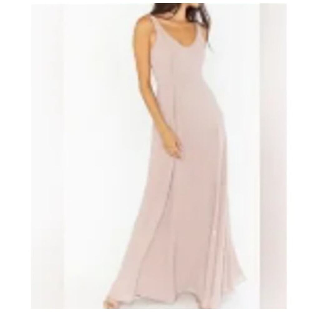 Show Me Your Mumu Jenn Maxi Dress Womens Large Show Me The Ring Crisp NWT